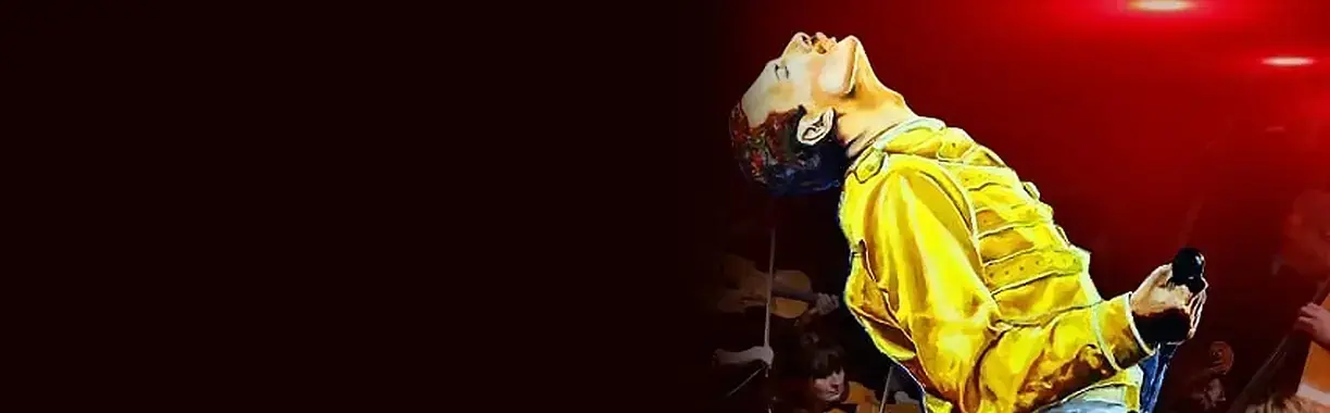 Шоу «Богемская рапсодия» в сопровождении симфонического оркестра.